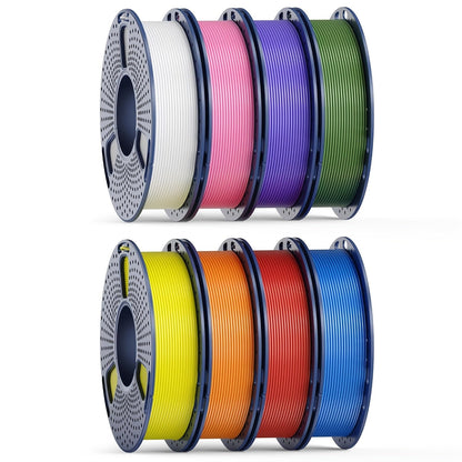 3D Printer Filament SUNLU 1.75mm Eight-Roll 2kg Bundle with PLA, High-Speed PLA, PETG or High-Speed PETG Options