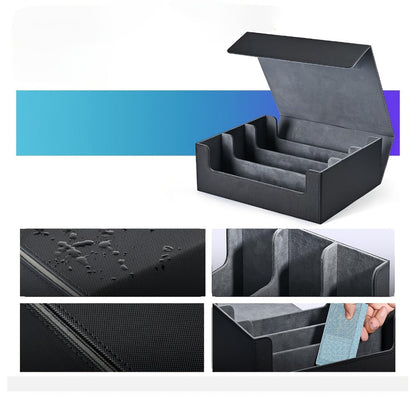 Trading Card Storage Box 1800+ Cards with 10 Dividers – Large Deck Case for Pokemon TCG, MTG Commander, Sports Cards – Multiple Colors