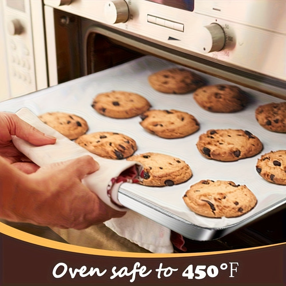 Baking Sheet and Rack Set Stainless Steel Half Sheet Pan with Cooling Rack Rust Free for Cookie for Grilling, Camping and Outdoor Meals
