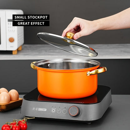 Non-Stick Cookware Set Pots and Pans 10 & 12 Piece, Heat-Resistant Frying Pan, Saucepan & Stewpot