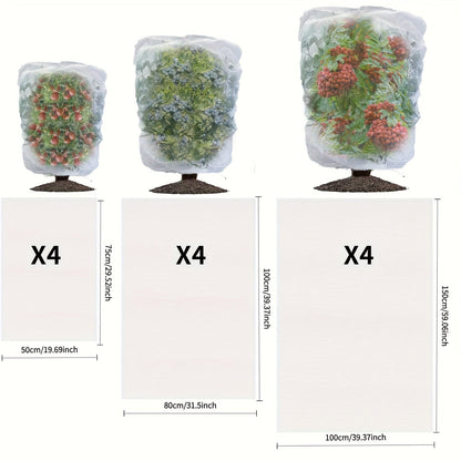 Garden Netting | Plant Protection Bags Drawstring Insect Bird Barrier