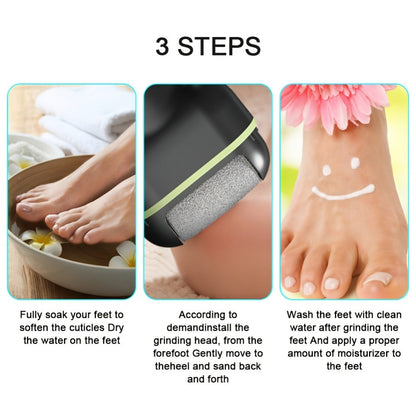 Hard Skin Remover for Feet Electric 14-in-1 Professional Pedicure Kit Rechargeable Foot Grinder 3 Rollers 2