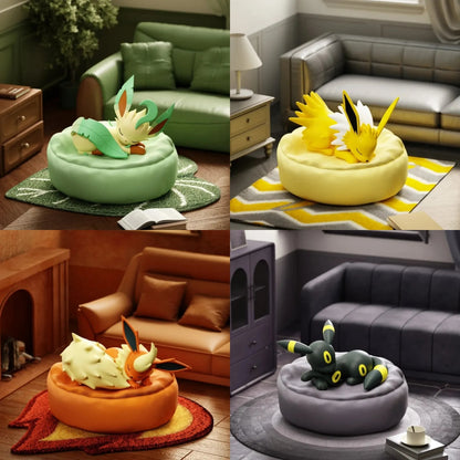 Eevee Eeveelutions Sleeping Pose Blind Box PVC Figure – All 9 Characters Vaporeon Jolteon Flareon Espeon Umbreon Leafeon Glaceon Sylveon