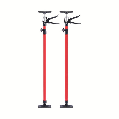 Telescopic Support Rod Adjustable 11.8-114in Anti-Slip Third Hand Support System 2pcs Drywall for Entryways, Bedrooms and Living Spaces