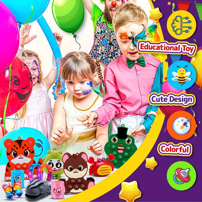 Bulk Party Favor Toys 1000-1200 Pcs, Fidget Toy Pack for Kids, Classroom Prizes, Goodie Bag Fillers