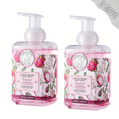 Foaming Hand Soap 500ml Moisturizing Gentle Foam Soap 8 Scents Vanilla Coconut Citrus Floral Fruity Deeply Hydrating Soft Hands All Skin
