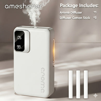 Ultrasonic Essential Oil Diffuser 1800mAh USB Rechargeable, 7-Level Fine Mist Control, Cordless Aromatherapy for Bedroom Bathroom Office