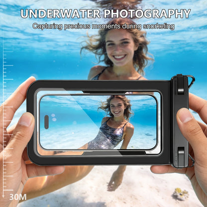 Phone Pouch 2 Pack Floating Dual Compartment Dry Bag for Camping, Travel and Outdoor Use, with the Listed Configuration