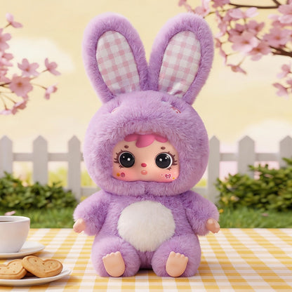 Kawaii Plush Keychain Charm, Cute Pet Healing Doll Rabbit Bear Stuffed Animal Bag Pendant, Random Style