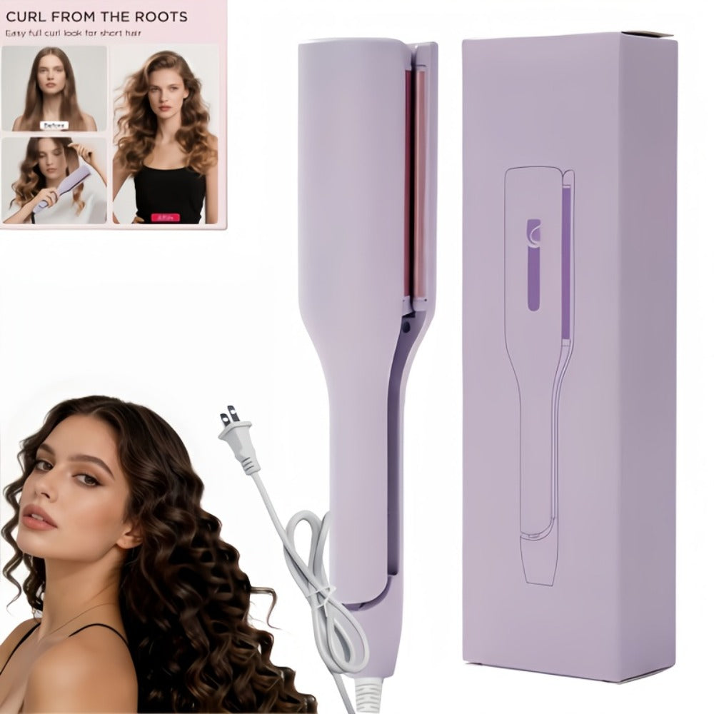 32mm Curling Iron 30-Second Rapid Heat – Adjustable Temperature U-Shaped & M-Shaped Long-Lasting Curls Salon-Smooth Frizz-Free Hair Styling
