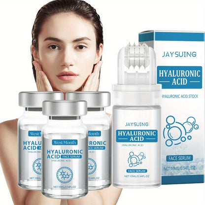 Hyaluronic Acid Collagen Elastin Micro Infusion Facial Serum 0.25mm - Microneedle Serum for Bath Time, Home Spa and Personal Care
