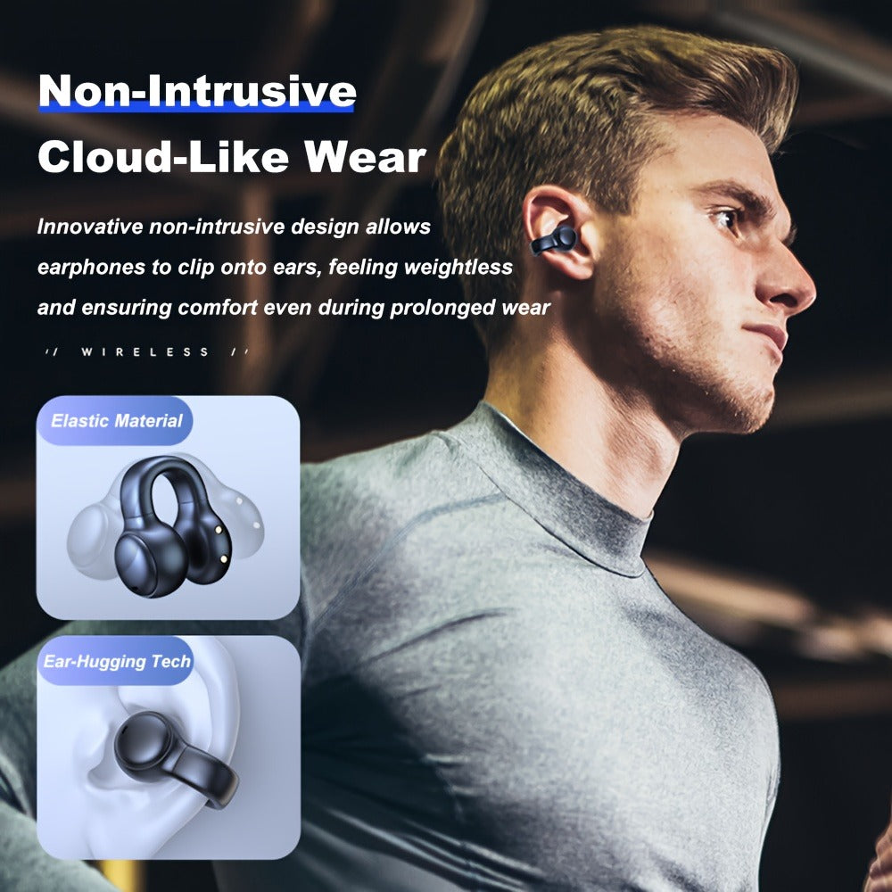 Open-Ear AI Translation Earbuds 144 Languages Real-Time Translator, Wireless Translator Headphones USB-C Charging