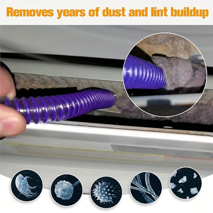 Dryer Vent Cleaner Kit Vacuum Hose Attachment for Dyson V15 V12 V11 V10 V8 V7 V6 for Entryways, Bedrooms and Living Spaces
