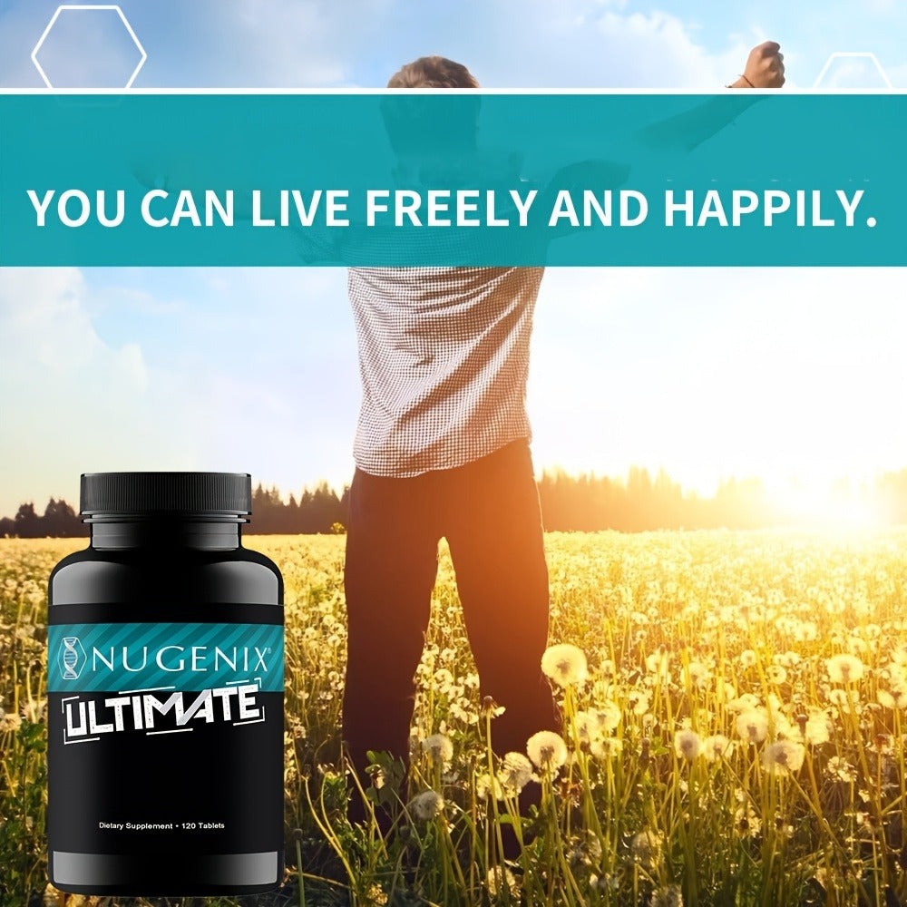 Men's Vitality Supplement Capsules, Nugenix Ultimate Formula for Testosterone Support, Male Energy & Strength