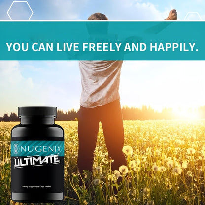 Men's Vitality Supplement Capsules, Nugenix Ultimate Formula for Testosterone Support, Male Energy & Strength