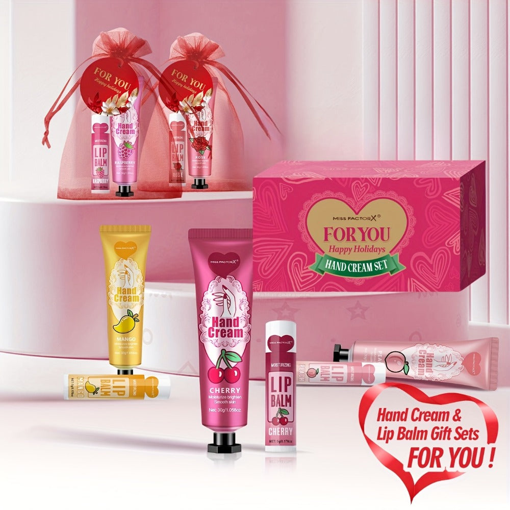 Wedding Party Favor Beauty Gift Set 96pcs, Bulk Women's Gift Box with Hand Cream, Lipstick, Red Bag & Card