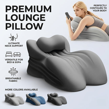 Wedge Pillow Memory Foam – Ergonomic Cervical & Lumbar Support for Stomach, Side & Back Sleepers | Breathable Removable Washable Cover