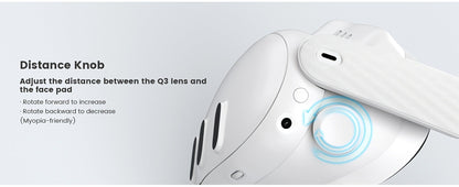 Meta Quest 3 VR Cooling Fan with Anti-Fog Face Pad – Dual Turbo 3-Speed 1000mAh Battery Breathable Face Interface Replacement