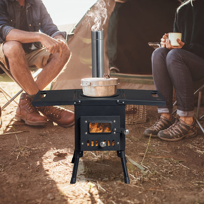 Tent Wood Stove Portable for Garden, Patio and Yard Use, with the Listed Configuration, for Everyday Use and Organized Storage