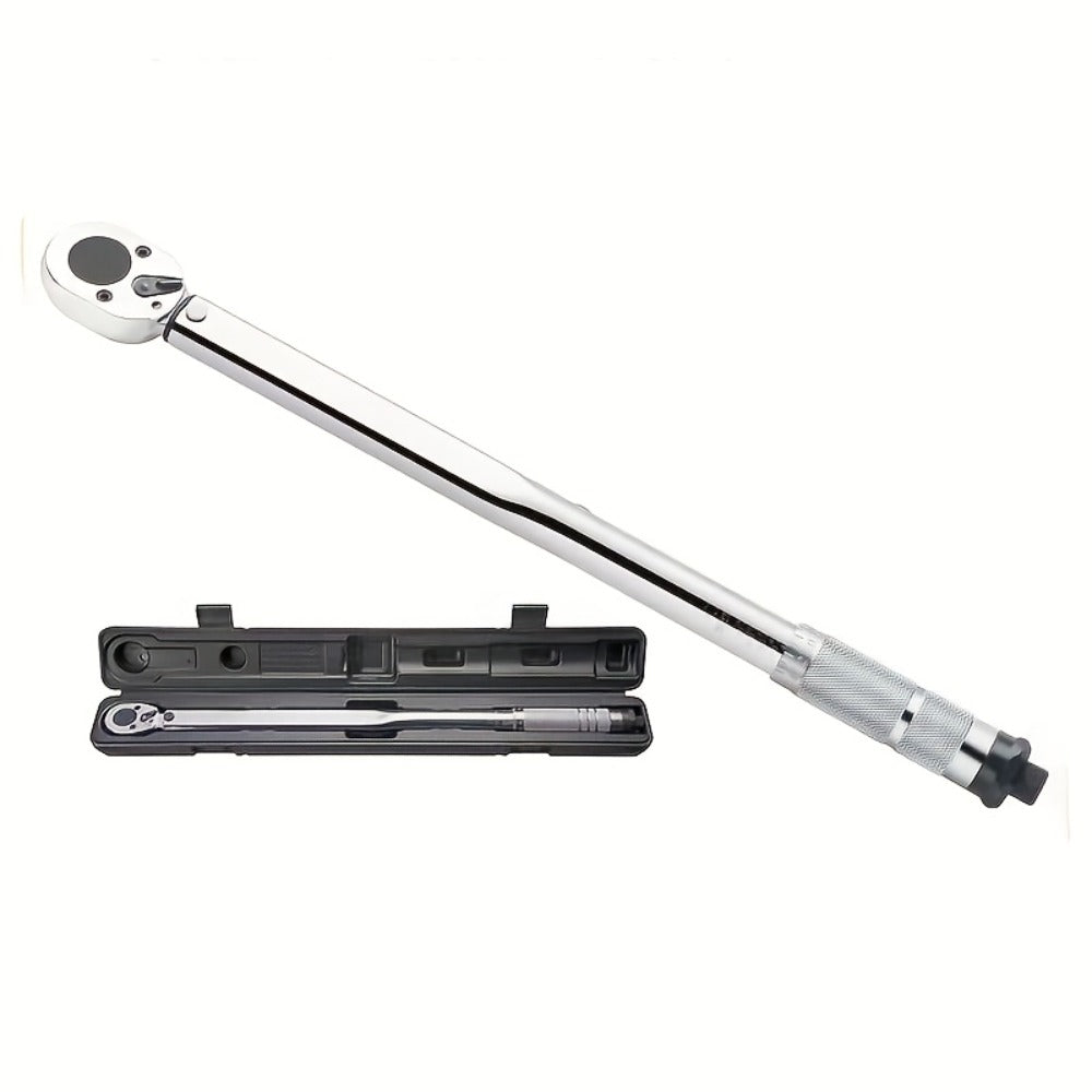 Torque Wrench Adjustable Drive 3/8" & 1/2" – Preset Click Torque Wrench for Automotive, Bike & Bicycle Maintenance