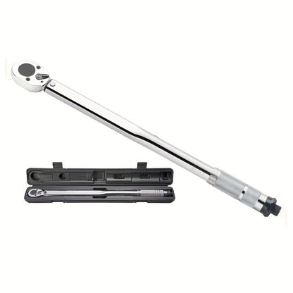 Torque Wrench Adjustable Drive 3/8" & 1/2" – Preset Click Torque Wrench for Automotive, Bike & Bicycle Maintenance