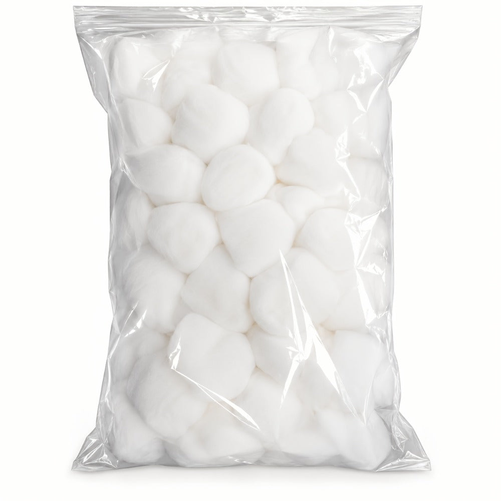 Cotton Balls 500 Count Super Jumbo Soft 100% Absorbent Premium Unscented – Makeup Removal Toner Skincare Nail Care Wound Cleaning