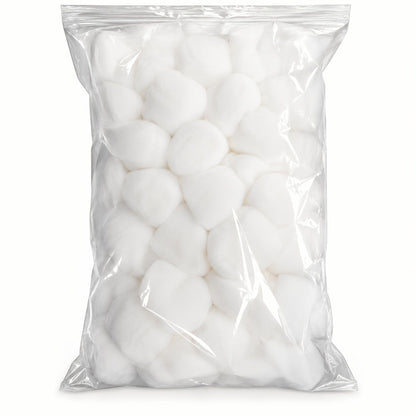 Cotton Balls 500 Count Super Jumbo Soft 100% Absorbent Premium Unscented – Makeup Removal Toner Skincare Nail Care Wound Cleaning