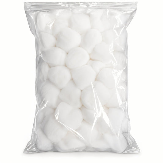 Cotton Balls 500 Count Super Jumbo Soft 100% Absorbent Premium Unscented – Makeup Removal Toner Skincare Nail Care Wound Cleaning