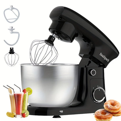 3-in-1 Stand Mixer 10-Speed Tilt-Head with Pulse - 5.5QT Stainless Steel Bowl Kitchen Mixer with Dough Hook