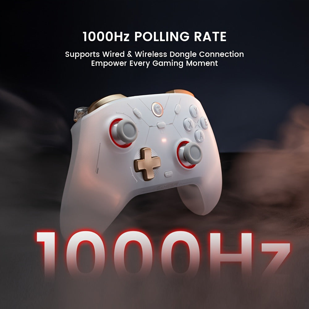 GameSir Cyclone 2 Wireless PC Controller with Mag-ResTMR Sticks, 1000Hz Report Rate, Hall Effect & Micro 2-in-1 Triggers