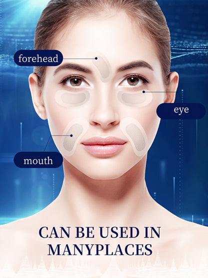 Hyaluronic Acid Microneedle Eye Patches Dissolving Under Eye Nasolabial Fold Anti-Wrinkle Overnight Skin Care Treatment 6 Pairs 3 Boxes