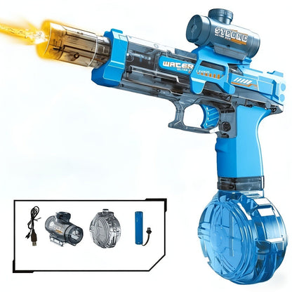 Kids Electric Water Gun with Large, Squirt Blaster for Boys & Girls, Outdoor Summer Toy for Swimming Pool Beach Lawn Backyard