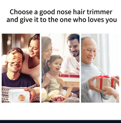 Electric Nose Trimmer with LED Display – USB Rechargeable Painless Facial Hair Removal Device for Men & Women, Nose Ear & Eyebrow Trimmer