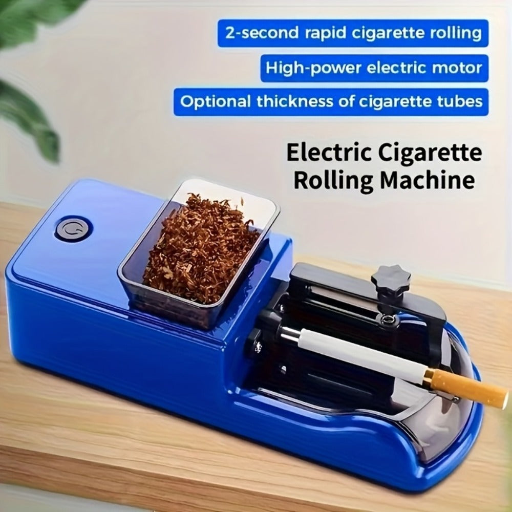 Electric Cigarette Rolling Machine USB Rechargeable Cigarette Roller 2-Second Rapid Roll High for Entryways, Bedrooms and Living Spaces
