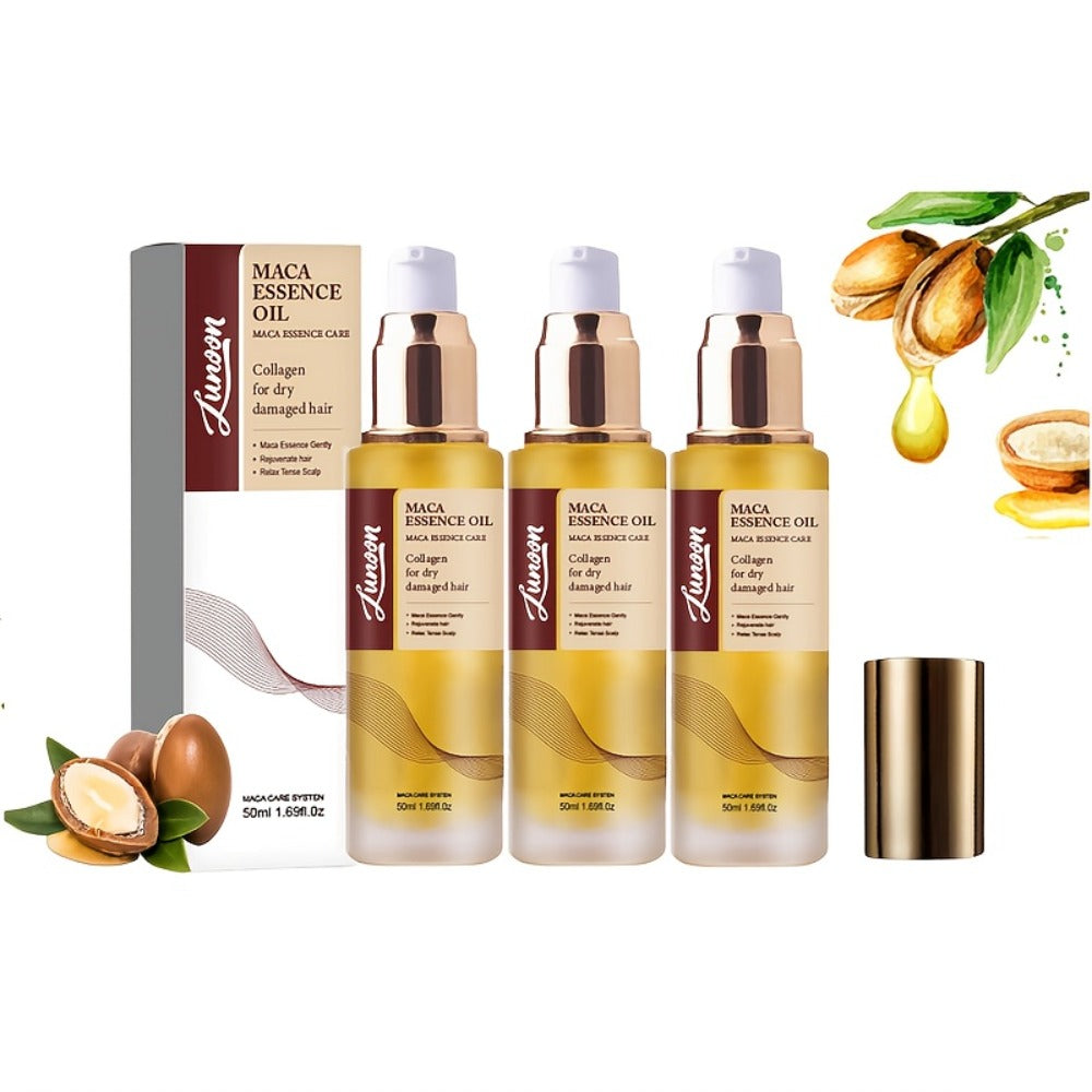 Argan Oil Hair Mask Deep Conditioning Treatment with Collagen | Cold Press Moroccan Oil for Dry Frizzy Curly Fine Hair | Long-Lasting