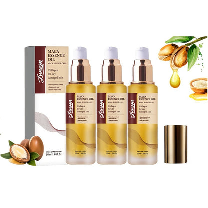 Argan Oil Hair Mask Deep Conditioning Treatment with Collagen | Cold Press Moroccan Oil for Dry Frizzy Curly Fine Hair | Long-Lasting
