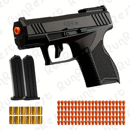 Bullet Toy Gun with Jumping Shell & 2 Magazines with the Listed Color, Size or Set Options for Everyday Use
