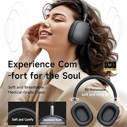 3-Piece Wireless Audio Gift Set Over-Ear Bluetooth Headphones Wireless In-Ear Earbuds Minimalist for an Everyday Personal Care Routine