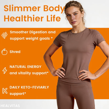 Lipo Slash 16-in-1 Weight Loss Liquid Drops for Women & Men with BHB Ketones Berberine Turmeric Apple Cider Vinegar Probiotics Cinnamon