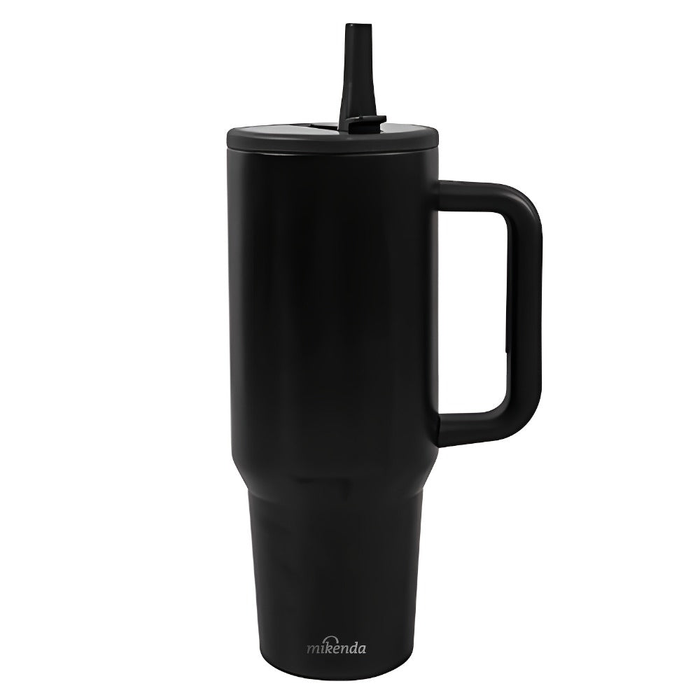 Insulated Tumbler, 40oz Stainless Steel Travel Cup with Lid, Foldable Straw and Six Color Options