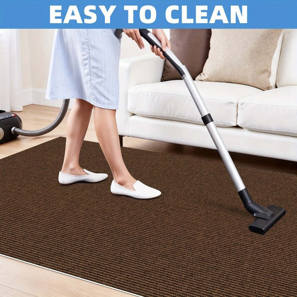 Non-Slip Runner Rug for Hallway Kitchen Stairs – Thick 4mm Long Roll Rug 23.22" Wide, Machine Washable, Multiple Sizes & Colors