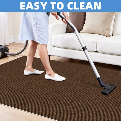 Non-Slip Runner Rug for Hallway Kitchen Stairs – Thick 4mm Long Roll Rug 23.22" Wide, Machine Washable, Multiple Sizes & Colors