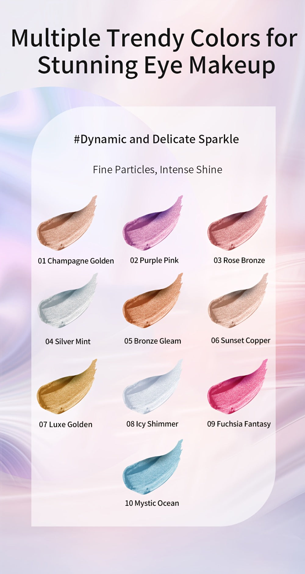 Jelly Gel Eyeshadow 2 Pack Sunset Copper Shimmer High Gloss Metallic Finish Fade Resistant, for Makeup, Travel and Everyday Vanity Use