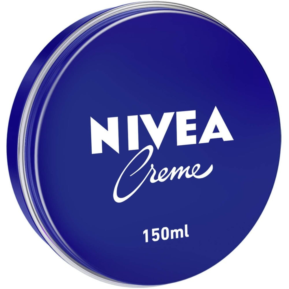 NIVEA Creme 150ml, All-Purpose Moisturizing Cream for Body Face & Hands, Deep Hydration for Dry & Sensitive