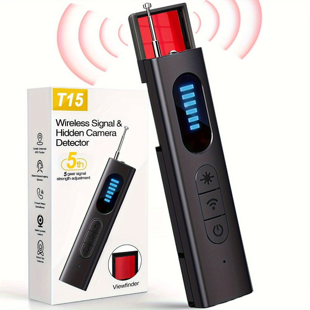 Hidden Camera Detector & Anti-Spy Bug Detector for an Everyday Personal Care Routine, with the Listed Configuration