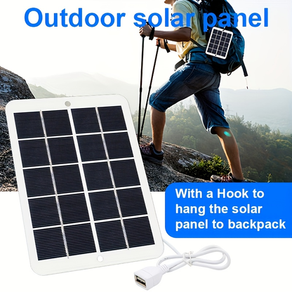[Portable Solar Panel] Portable Solar Panel Solar Panel Winter Outdoor Solar Charger for Garden, Pathway and Patio Lighting