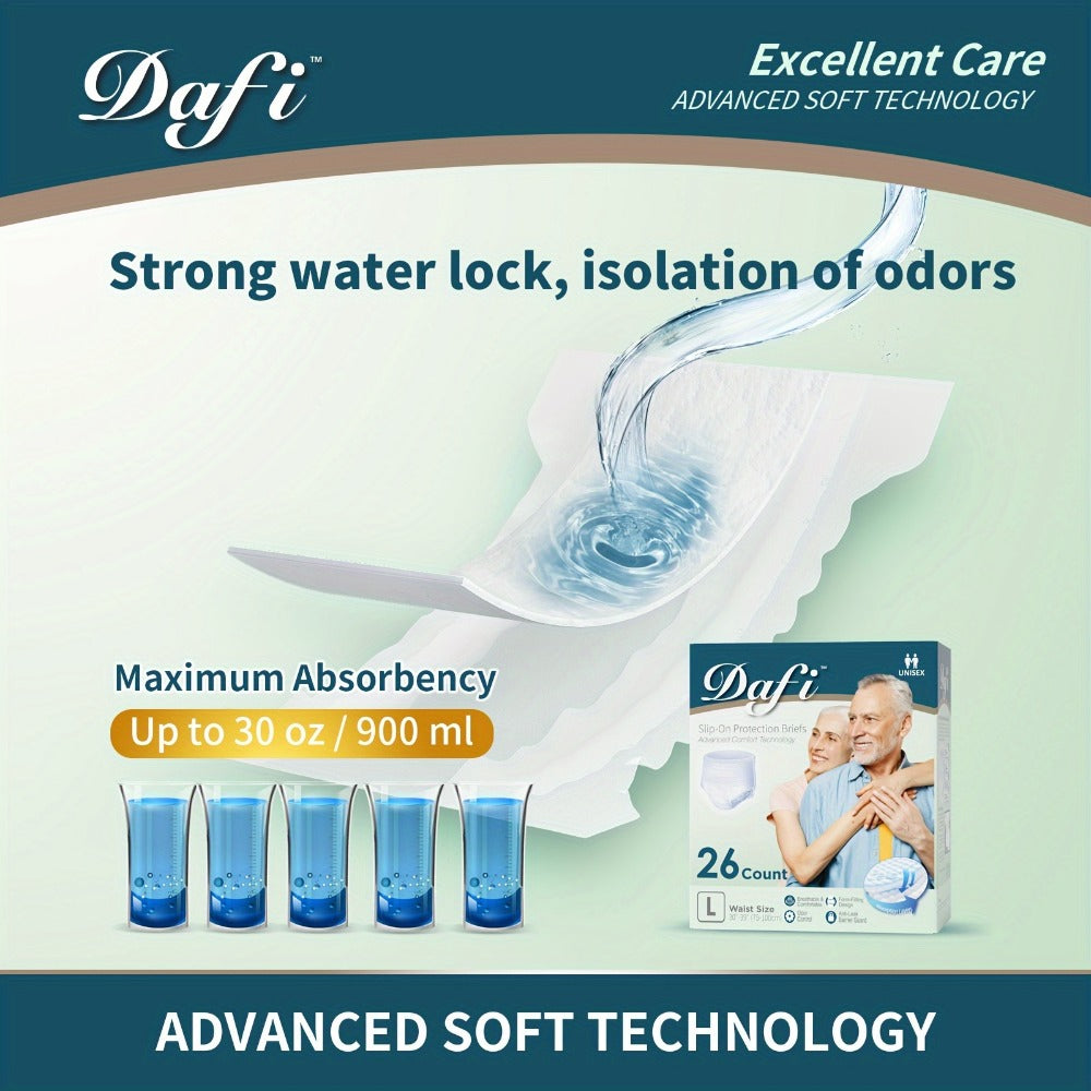 Adult Incontinence Underwear for Women Men Disposable Pull Up Briefs Overnight Bladder for Entryways, Bedrooms and Living Spaces