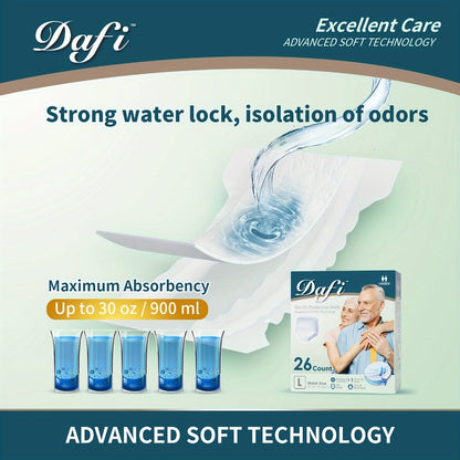 Adult Incontinence Underwear for Women Men Disposable Pull Up Briefs Overnight Bladder for Entryways, Bedrooms and Living Spaces