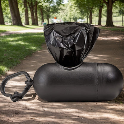 Dog Waste Bag Dispenser with D-Ring – 900 Bags Included, 60 Rolls, Leash & Key Attachment, Portable Poop Bag Holder for Walking