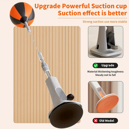 Adjustable Floor-Standing Boxing Reflex Ball with Four Equipment Options and 143–165 cm Height Range